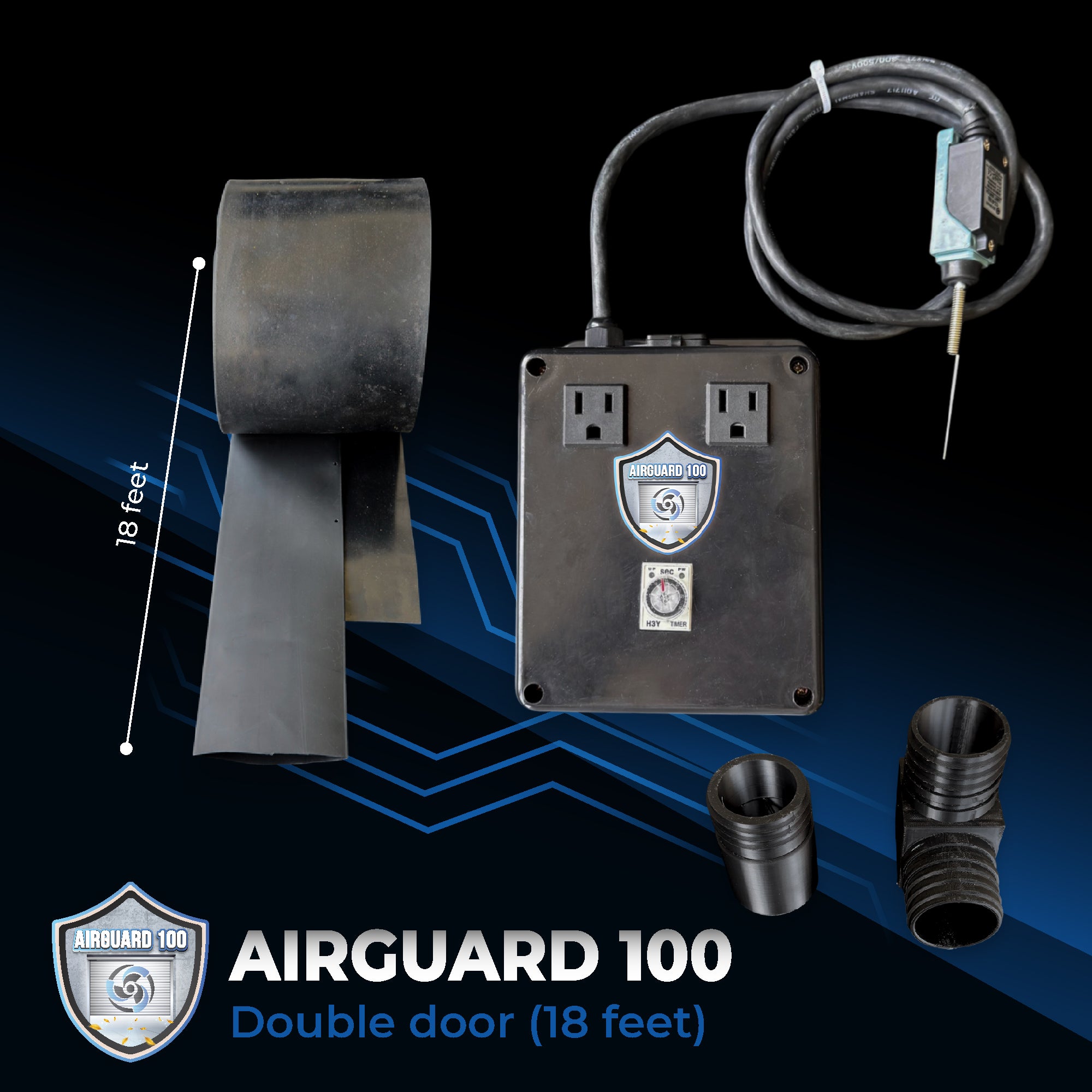 AirGuard 100 - Turn Your Vacuum into an Automatic Door Blower